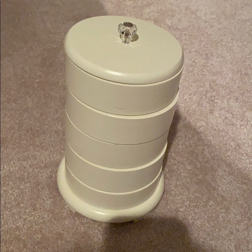pottery barn swing out jewelry holder!